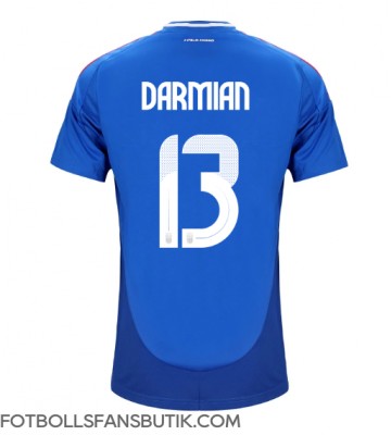 Italien Matteo Darmian #13 Replika Hemmatröja EM 2024 Kortärmad